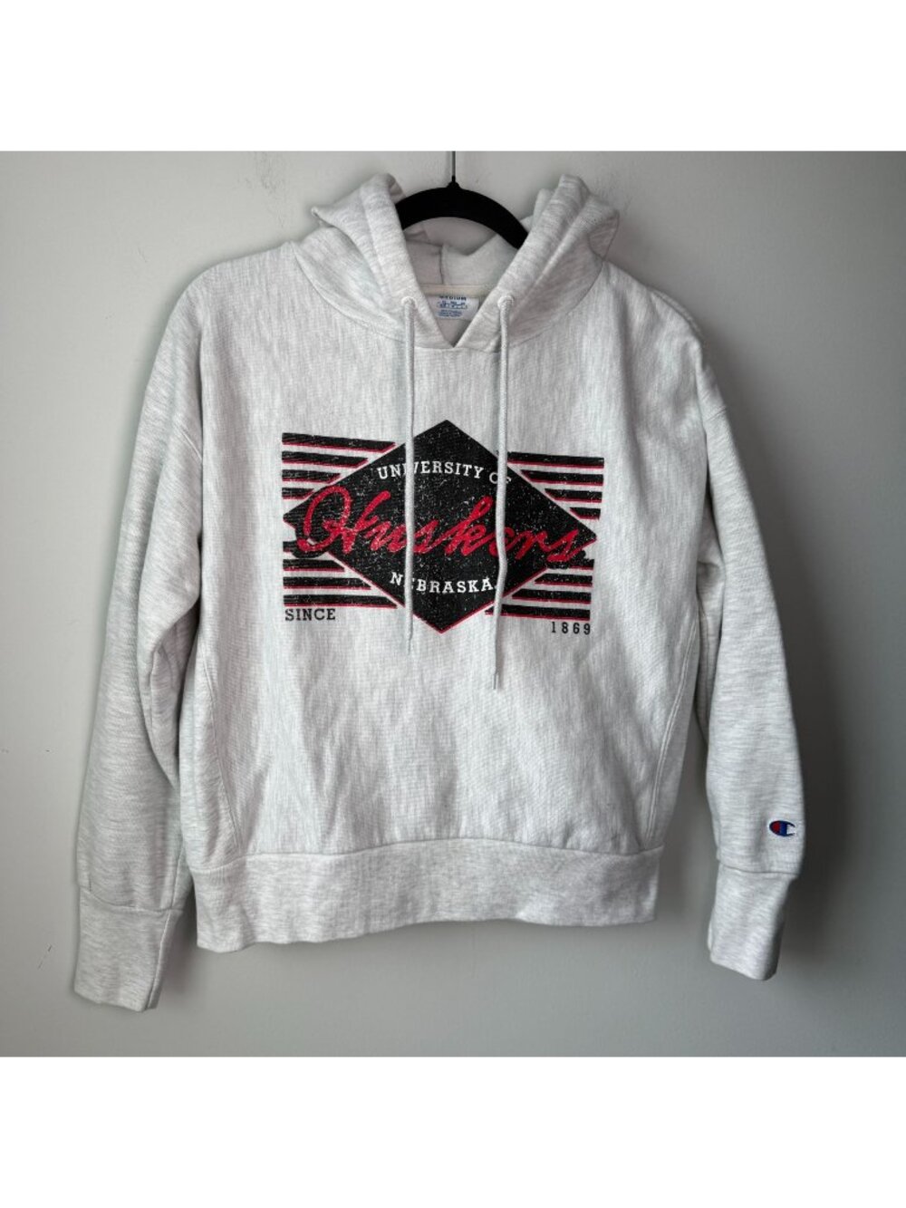 Champion Reverse Weave Nebraska Cornhuskers Hoodie Size M College